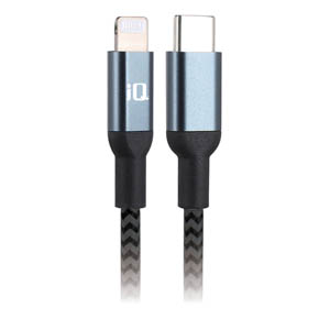 IQCAL2M - IQ USB Type-C to Lightning Cable 6'/1.8m, Braided : 