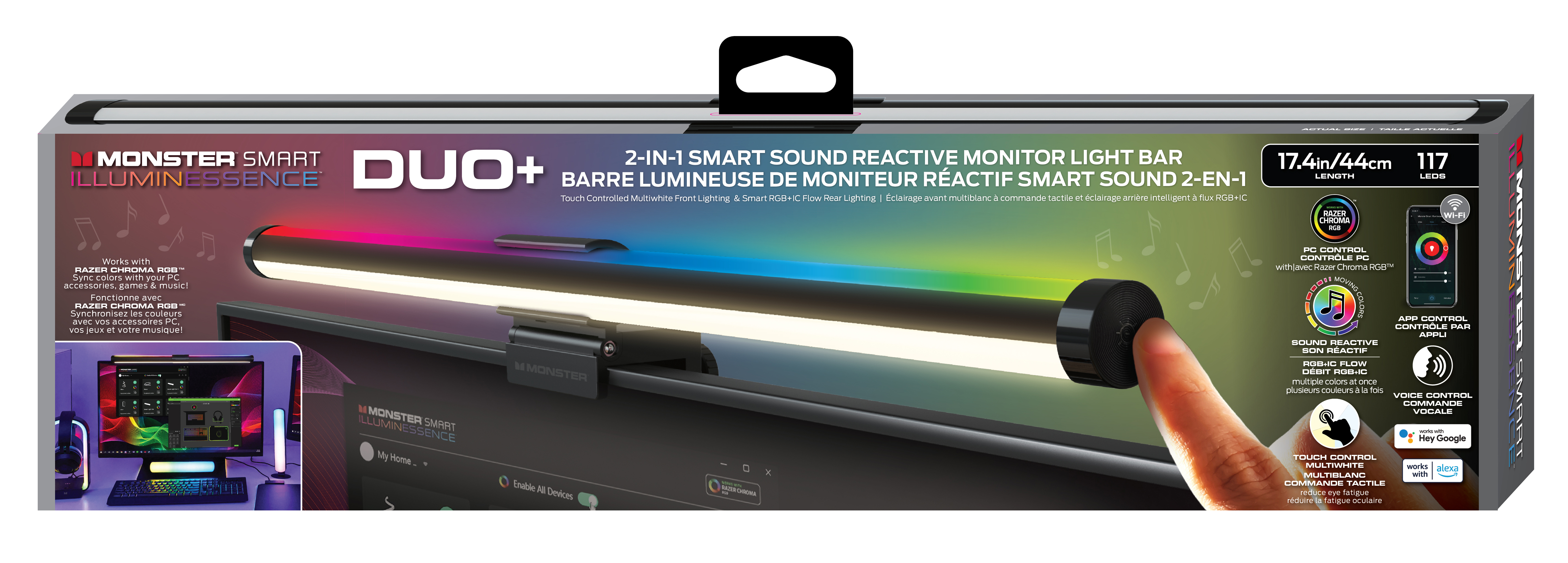 MLB72027CAN - Monster Illuminessence Duo+ Smart Monitor Light : 