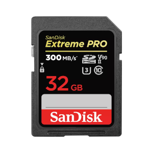 SDSDXDK032 - Sandisk Extreme Pro SDHC 32GB card V90 300MB/s : 