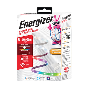 Energizer Smart 2M LED RGB Light with Wall Adapter