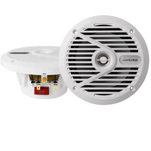 Alpine SPS-M601 2-way marine speakers (White)